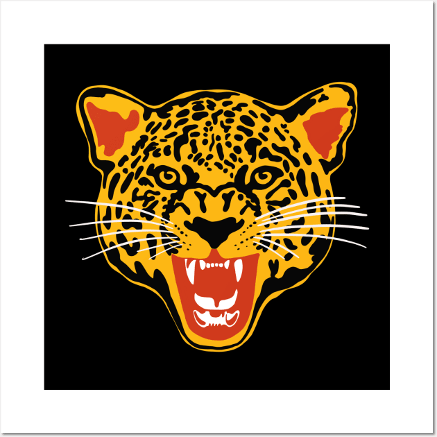 Leopard - Jungle Angry Animal Roar Wall Art by isstgeschichte